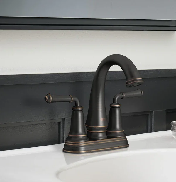 Chrome basin mixer