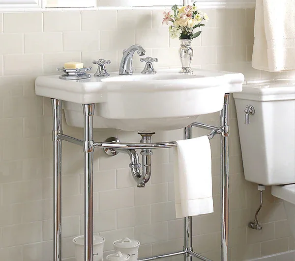 Bathroom vanity with basin